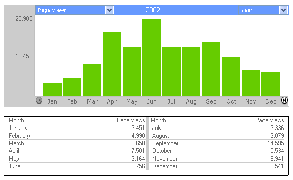 Page Views 2002