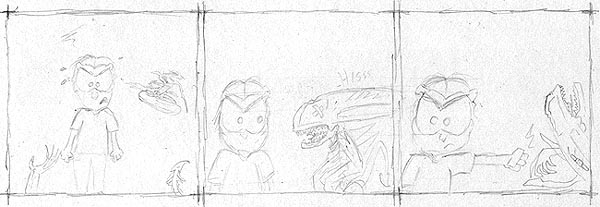 Pencil sketch, part 1