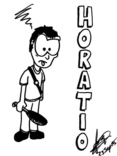 drawing of horatio